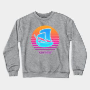 Fleet gaming vapor wave Crewneck Sweatshirt